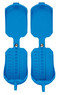 Ski boots Traction Blue / Резиновые накладки на горнолыжные ботинки Голубые 27 (27)