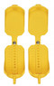 Резиновые накладки на горнолыжные ботинки Жёлтые Ski boots Traction Yellow 25 (OS)