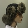 шапка-ушанка  POIVRE  BLANC ESTILA-WO, цв.NOIR NOIR