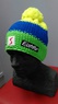 Шапка Eisbear  Star Neon Pompon MÜ SP  lime/light blue/yellow