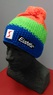 Шапка Eisbear  Star Neon Pompon MÜ SP  light blue/lime/orange