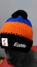 Шапка Eisbear Star Pompon MÜ SP  dark grey/orange/blue